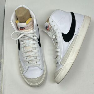 Nike Blazer Mid '77 Vintage Sneakers Mens Sz 10 White Black Sail Athletic Shoes